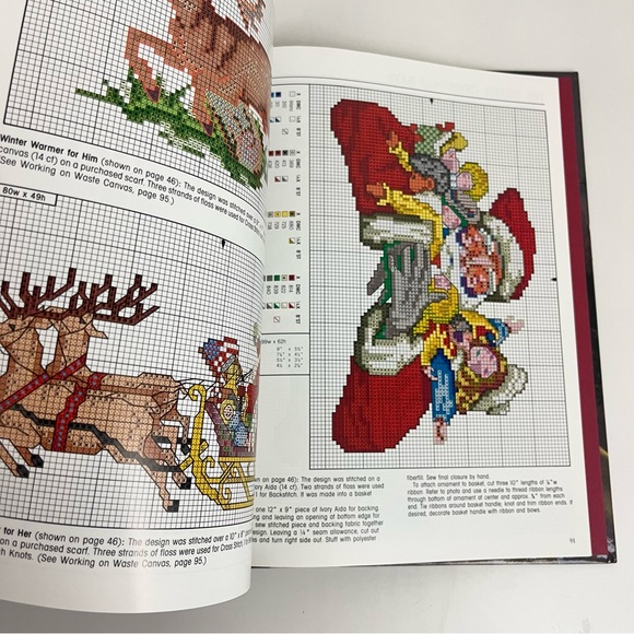 Christmas Keepsakes Book A Leisure Arts Publication Crosstitch Christmas Book 2 - Picture 12 of 16